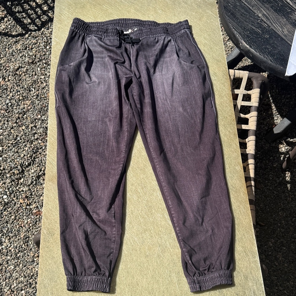 Lucy Dark Denim Stetchy Jogger Pants